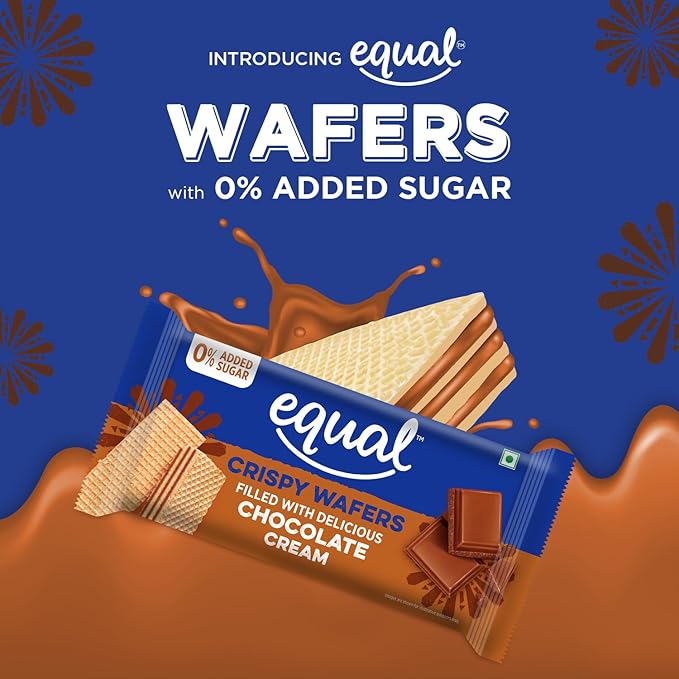 Chocolate Zero Added Sugar Wafer Bars (60 gm)