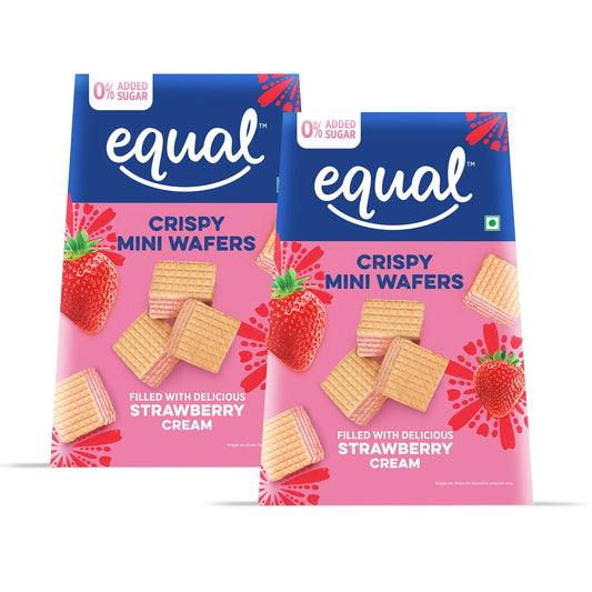 Strawberry Zero Added Sugar Wafer Cubes (100 gm)