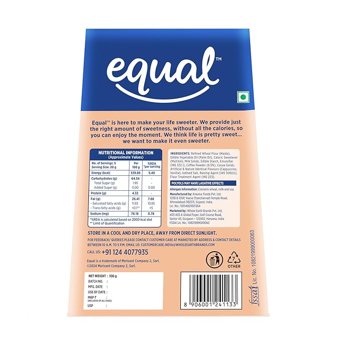 Coffee Zero Added Sugar Wafer Cubes (100 gm)