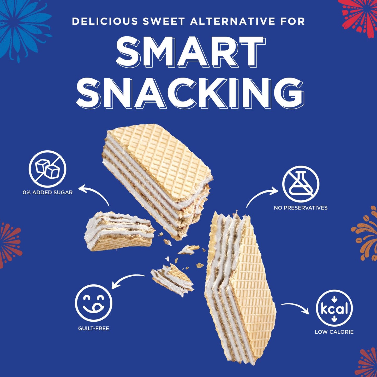 Combo of Zero Sugar Wafer Bars & Sugar-Free Mithai Box 250g