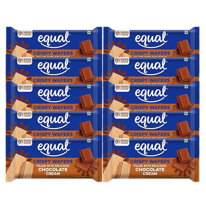 Chocolate Zero Added Sugar Wafer Bars (60 gm)
