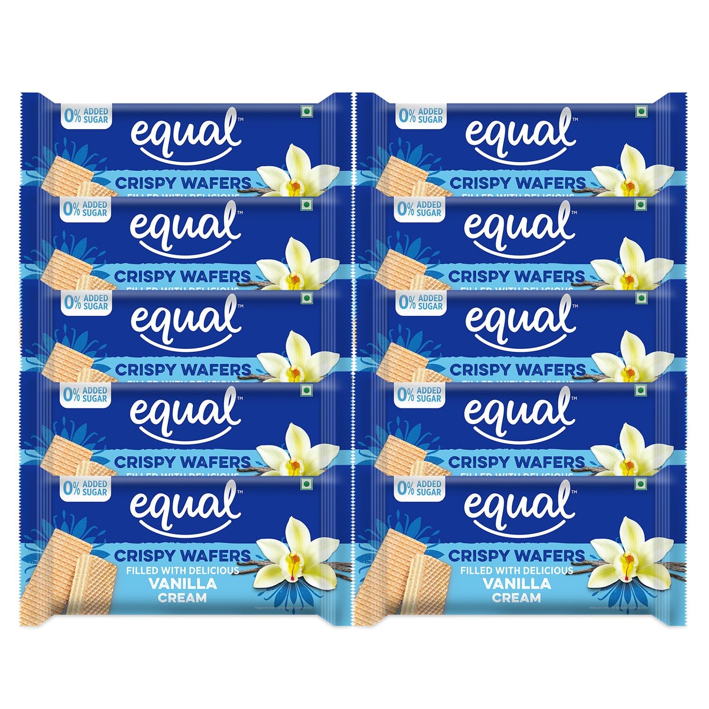 Vanilla Zero Added Sugar Wafer Bars (60 gm)