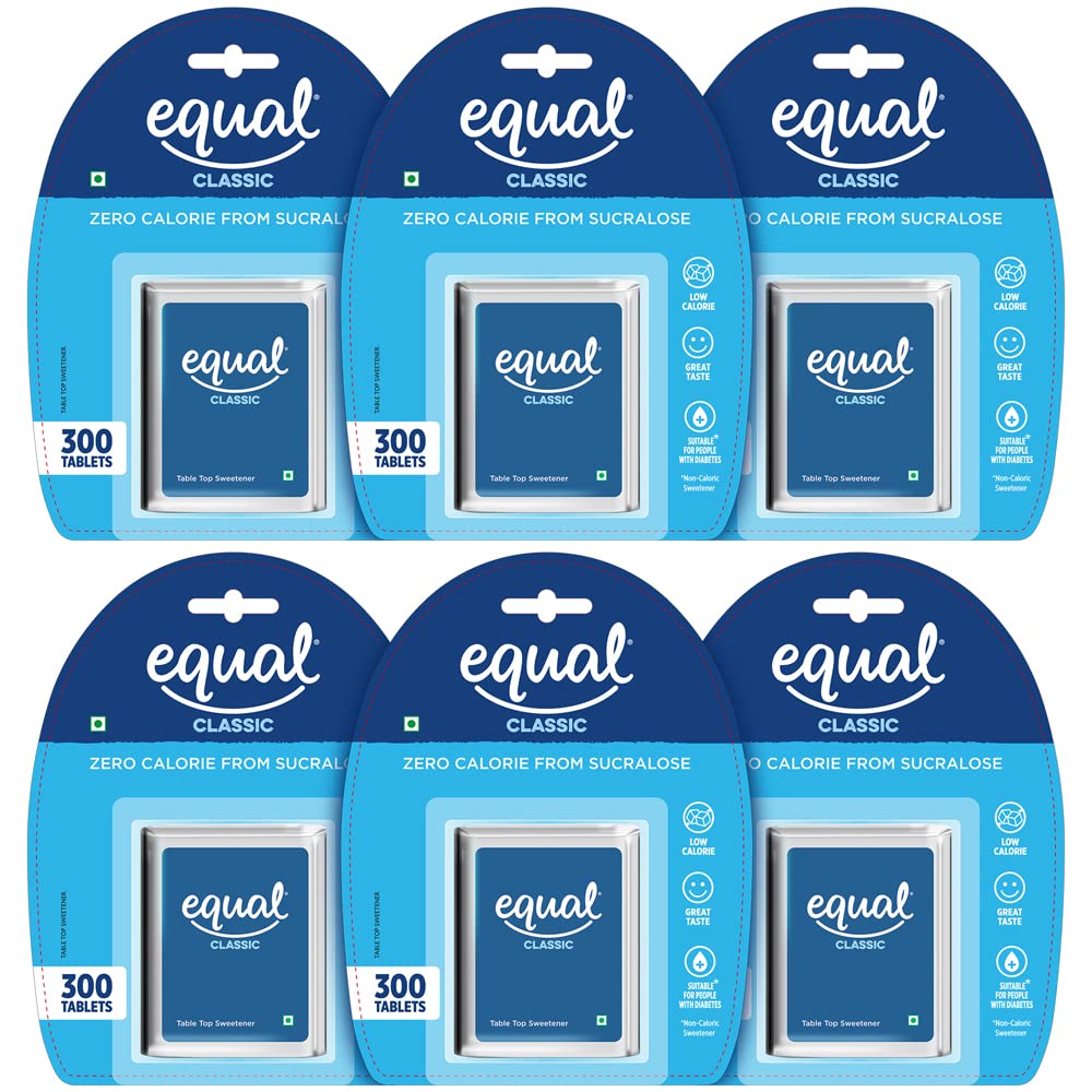 Sweetener with Equal Classic Zero Calorie #NOASPARTAME | 300 Tablets