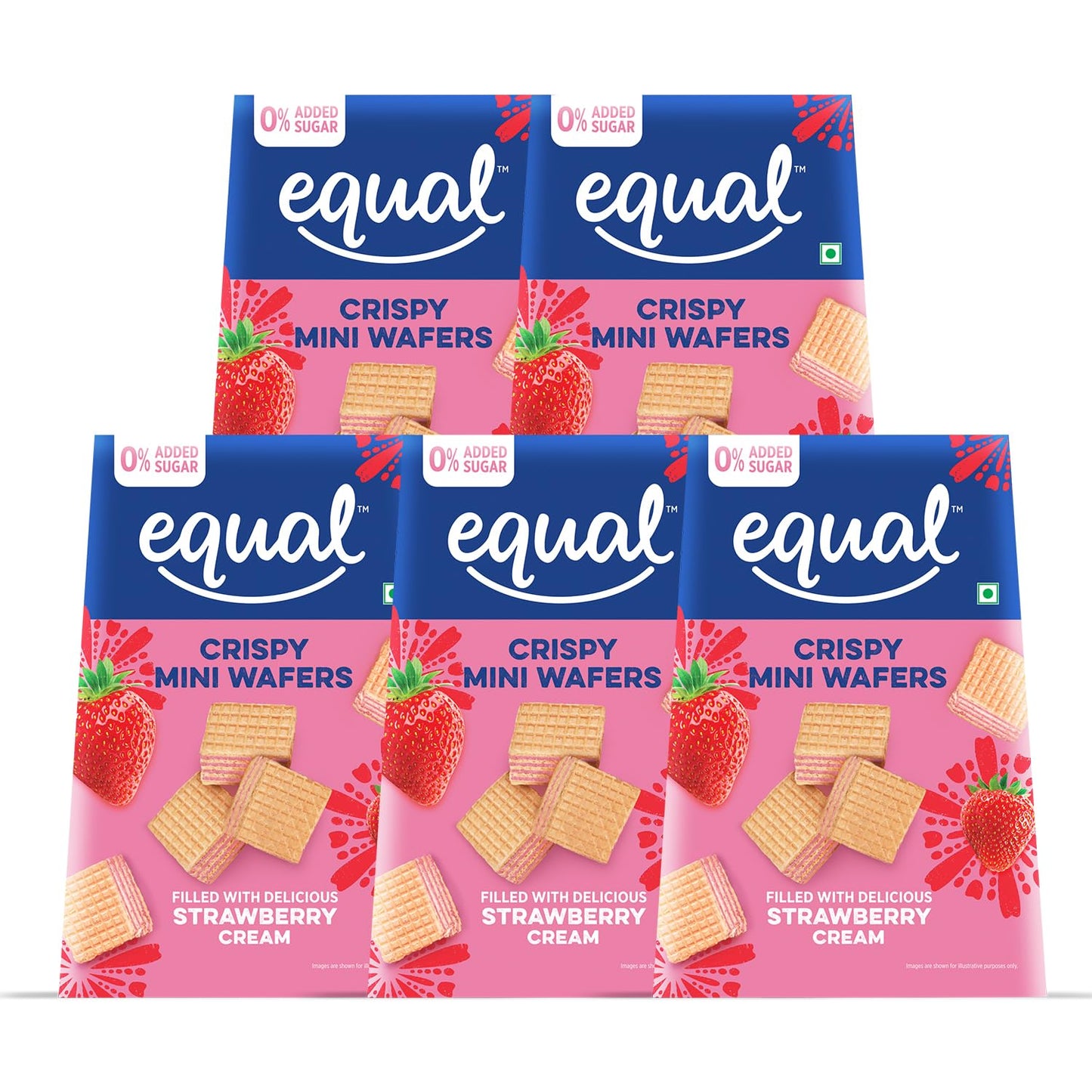 Strawberry Zero Added Sugar Wafer Cubes