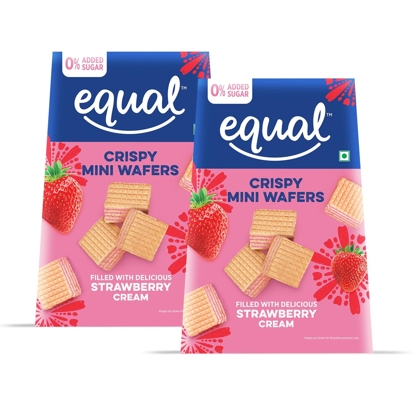 Strawberry Zero Added Sugar Wafer Cubes