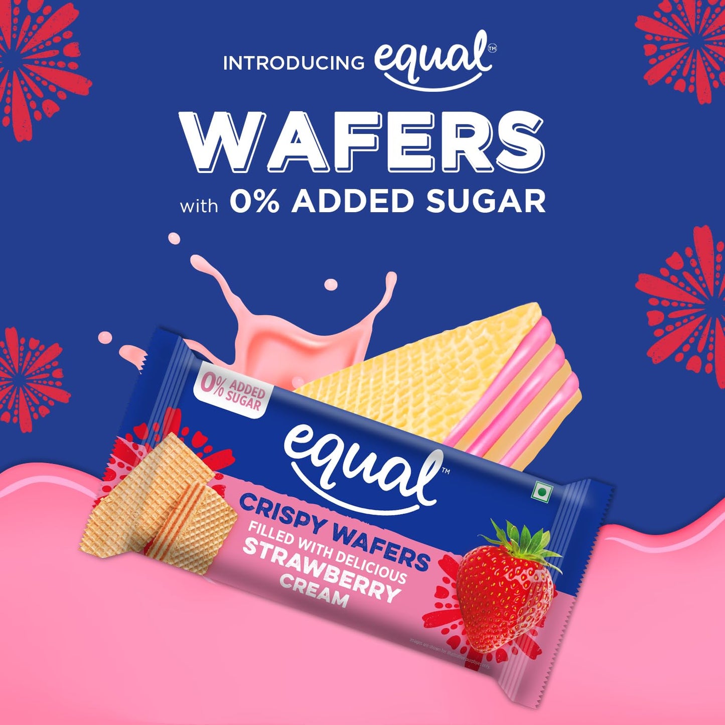 Strawberry Zero Added Sugar Wafer Bars