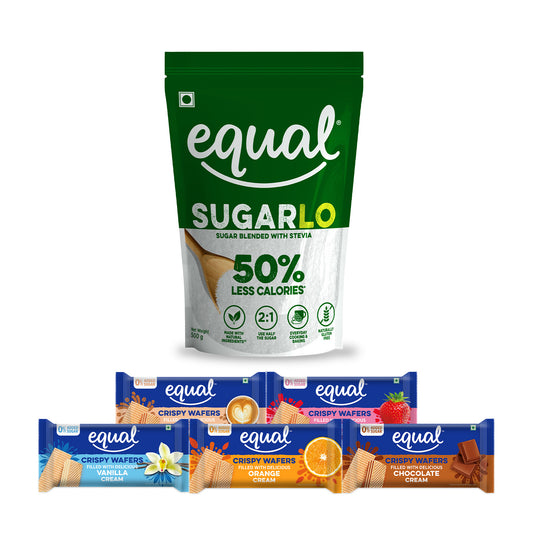 Assorted Zero Added Sugar Wafer Bars with SugarLo | Sugar Blended With Stevia